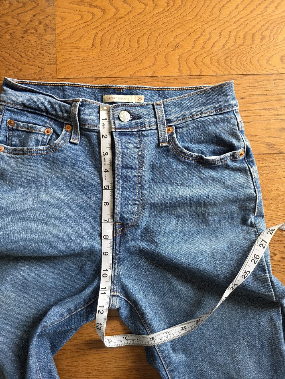 Levi's Jeans Wedgie Straight Size 29 - Picture 8 of 10